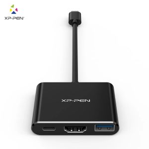 Tabletler Xppen 3 arada 1 çok fonksiyonlu USBC Hub (Tip C - USB+HDMI+PD)