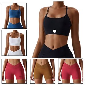 Женская йога бюстгальтер выравнивает танк спортивные шорты Sports Sports Lingerie Back Fitnes