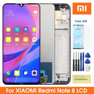 Xiaomi Redmi için Messen Ekranı Not 8 M1908C3JH M1908C3JG LCD REDMI için Çerçeveli Dijital Dokunmatik Ekran Not 8 Değiştirme