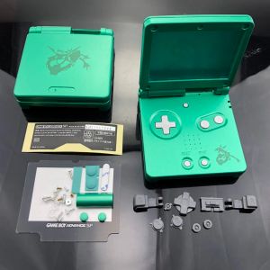 Kılıflar Sınırlı Üreme Rayquaza Tam Konut Kabuğu Nintendo Gameboy için GBA SP Oyun Konsolu Kapak Kılıfı için Advance SP