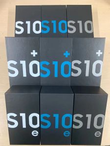 Ayakkabılar Boş perakende kutusu Samsung S8/S9+/S10/S10+ S10E Perakende Kutusu ABD/AB/İngiltere Hızlı Duvar Şarj Cihazı Adaptörü Typec Kablo Kulaklığı OEM Aksesuarları