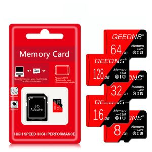 Карточная карта карты Micro TF SD Card 64 128 256 SDXC High Speed Memory Cards 8 ГБ 16 ГБ 32 ГБ UHSI Flash TF Card USB Pendrive Mini SD Card