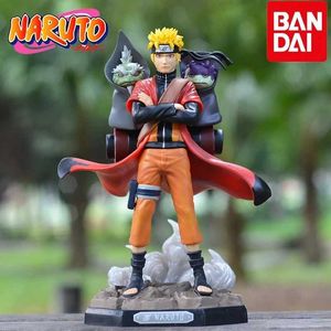 Экшн -фигуры горячие Uzumaki Naruto Sage Action Antiece Figures PVC Toys Shippuden Collector Pigturine Brinquedos Model Doll Рисунок T240422