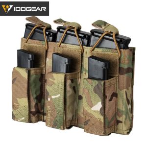 Сумки Idogear Tactical Magazine Mag Mag Carrier Triple Open Top 5.56 Pistol Molle Mag Pouch 3545