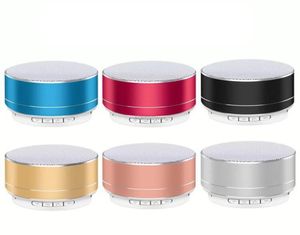 A10 Mini Bluetooth Hoparlörler Şarj Edilebilir Taşınabilir Kablosuz Müzik O TF Outdoors için Stereo Ses Hoparlör/PAKETLE İLE HOME2070126