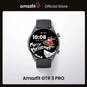 Начатые часы New Amabfit Gtr 3 Pro Gtr3 Pro GTR-3 Pro Smart Wwatch Amoled Display Zepp OS приложение 12-дневное срок службы батареи для Andriod 240423