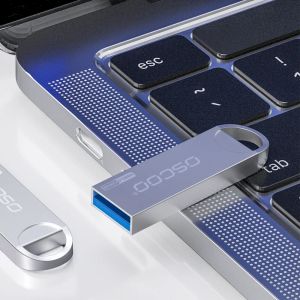 Oscoo Pendrive USB 3.0 Flash Drive 16GB 32GB 64GB USB 2.0 Pendrive Bellek U Disk% 100 Tam Kapasiteli Su Geçirmez USB Bellek