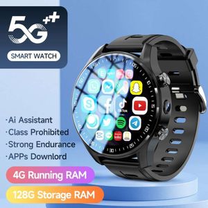 A7 4G Smart Watch SIM -карта Двойная камера видео позвоните 128 ГБ с хранением с Wi -Fi GPS GPS Waterprofite Google Play Store для мужчин Женщины подарок