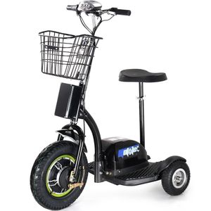 Mototec 48V 500W Motor Electric Trike Cart Scooter Дети взрослые пожилые люди 20 миль