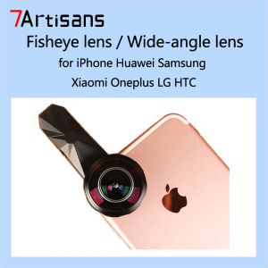 Оригинал линзы 7Artisans Universal Fisheye Lens Lens Lens Lens для iPhone 12 11 Huawei Samsung Xiaomi OnePlus LG HTC Смартфон смартфон HTC