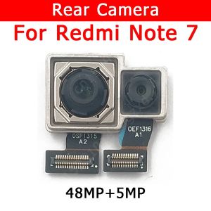 Modüller Xiaomi için Orijinal Arka Kamera Redmi Not 7 Note7 Geri Ana Büyük Kamera Modülü Esnek Kablo Yedek Yedek Parçalar