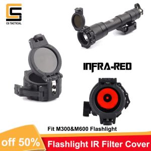 Işıklar Wadsn El Feneri IR Fitter Kapak M600 M300 IR Flashlight İzci Işık Difüzör Kızılötesi Işık Kapağı Aksesuar