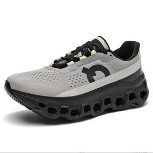 Cloudstratus koyu gri/siyah spor ayakkabılar maraton erkek ayakkabılar yarış tranier trend yastık erkekler için atletik koşu ayakkabıları ücretsiz insanlar tns