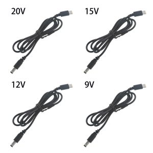 Аксессуары USB C Type C PD до 9 В 12 В 15 В 20 В 5,5x2,1 мм кабель питания для беспроводного маршрутизатора