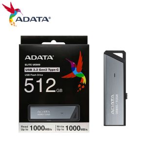 Sürücüler Adata Elite UE800 USB Flash Drive 128GB 256GB 512GB 1TB Yüksek Hızlı USB 3.2 Gen2 Typec Pendrive USB Bellek Çubuğu Mini U Disk