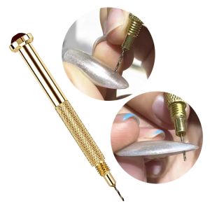 Биты 1pcs Nail Art Piercing Tool Metal Dangle Dangle Dralle Drill Hope для шарма гвозмо