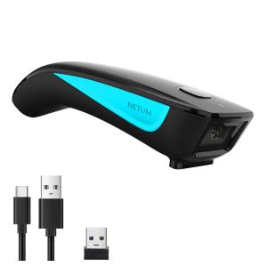 Батареи Netum C750 Bluetooth QR 2D Scanner Scanner и C830 Беспроводной лазер 1D USB -код чтения для iOS Android Windows Mobile Payment