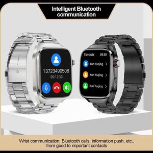 Bilek saatleri 2024 Yeni Sağlıklı Erkek Akıllı Bluetooth Talk Smartwatch 2.04 368*448Amoled Tam Ekran Dokunmatik İzle Erkekler için Erkekler İOS 240423
