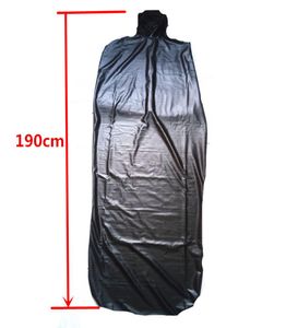 BDSM işkence mumya bağlayıcı tam vücut kısıtlamaları giyim çanta esaret dişli kravat up kinky oyun bağlayıcı seks oyuncakları siyah gn3024003371474567