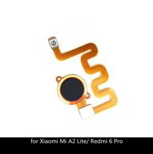 Redmi 6 Pro Parmak İzi Şeridi Kimlik Sensörü için Kablolar Xiaomi Mi A2 Lite Yedek Parçalar için Esnek Kablo