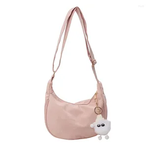 Bag Lady Sweet Messenger çantaları sevimli pembe hobos 2024 Kadınlar için moda crossbody sat