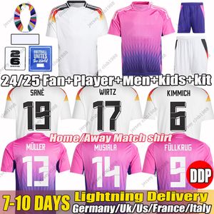 24 Almanya Hummels Gnabry Futbol Forması Kiti Kroos Werner Draxler Reus Muller Gotze Futbol Gömlekleri Çocuk Hayranları Kit Oyuncu Versiyonu Ev Deutschland