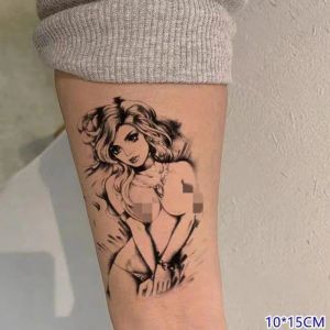 Машина сексуальная девушка временная татуировка Geisha Водонепроницаемое половина