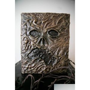 Dekoratif Nesneler Figürinler Necronom Karanlık Kitap Demon Evil Dead Summon Suntar Tören Prop Koleksiyonu Oturma Odası Kitaplık Dhwwe
