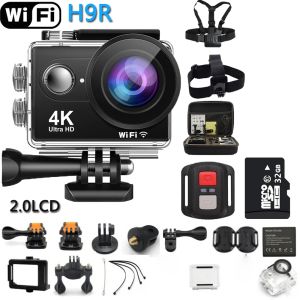 Kamera Orijinal 2023 Yeni Eylem Kamera H9R Ultra HD 4K WiFi Uzak Spor Video Kamera DVR DV GO Su Geçirmez Pro Kamera