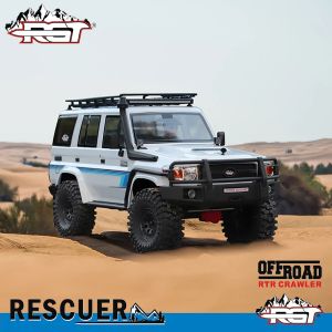 CAR RGT EX86190 SIMUMUTE LC76 1/10 RC Elektrikli Uzaktan Kumanda 4WD Tırmanma Modeli Araba Paletli RTR 2.4GHz Twospeed Vardiya