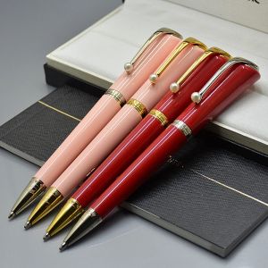 Pens Mb Sınırlı Edition Monroe Marilyn Büyük Aktris Beyin Pen Rollerball Pens Kadın Hediyeleri Lady için Tasarlanmış İnci Kapalı