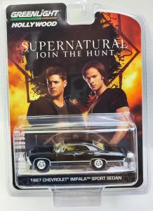 Arabalar Model1: 64 Supernatural 1967 Chevrolet Impala Ford Jeep Diecast Metal Alaşım Model Oyuncakları Çocuk Hediye Toplama