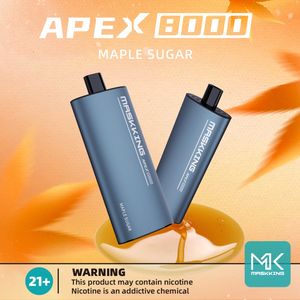 E Дым одноразовый вейп маскинг Apex 8k Puffs 8000 Puff Mini Ecigs Перезаряжаемые тип C Vape Pod мод.