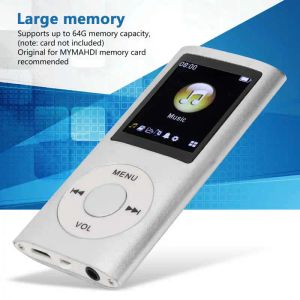 Oyuncu Mp3 Çalar Şık Çok Fonksiyonlu Kayıpsız Ses İnce 1.8 inç LCD Ekran Taşınabilir Mp3 Müzik Çalar Sıcak
