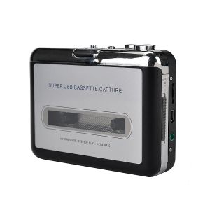 Player USB Cassette Player Player Portable Tape Преобразование плеера в формат MP3/CD Capture Mp3 Audio Music через USB -встроенный динамик