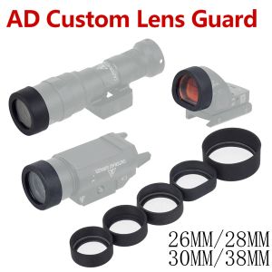 Tactical Hunting Led Light Ad Flashlight Lens Lens Guard Sro Mro Red Dot Protector для TR1 M300 M600 x300 x300V