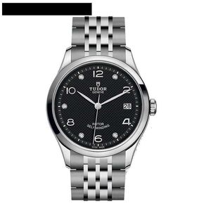 Kadın Erkekler Orijinal Tudery Designer Watches Swiss 1926 Serisi Black Diamond M91450000 ile Otomatik Mekanik Erkek Saat Marka Logosu ve Kutu ile Kol saati