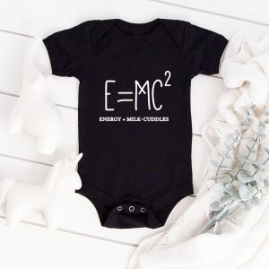 Tek parçalar büyücü süt kucaklaşıyor komik kız bebek erkek çocuk kıyafetleri bodysuits siyah pamuk yaz bebek onesies Amerikan moda yürümeye başlayan çocuk tulum