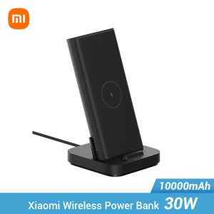 Банк Xiaomi Wireless Power Bank 30W 10000MAH WPB25ZM Тип C MI PowerBank 10000 QI Fast Wireless Charger Poverbank Poverbank