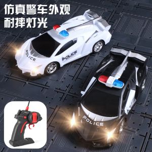 Автомобили 1/24 RC Police Car Электрический полицейский автомобиль игрушки с дистанционным управлением игрушки для детей для детей RC Toys Car Kids День рождения подарок