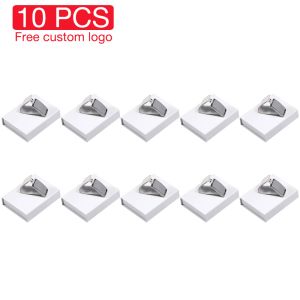 Sürücüler Jaster 10 PCS Lot USB 3.0 Flash Drive Ücretsiz Özel Logo Kalemi Deri Deri Hafıza Çubuğu Beyaz Kutu Pendrive 128GB 64GB Renkli Baskı