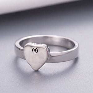 Повседневные кольца Дизайнер для женщин модный сердечный кольцо с кольцом серебряного золота