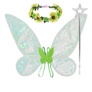 Аксессуары девочек сказочные крылья принцесса косплей бабочка крыла детские костюмы деть -день рождения подарки на вечеринку в Хэллоуин