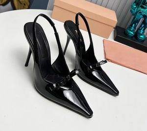 Tasarımcı Sildalar Sandallar Kadın Yüksek Topuklu Yaz Modaya uygun sığ kesim patent deri elbise ayakkabıları seksi sivri uçlu papyon ince kemer ayakkabıları yeni çok yönlü tek ayakkabı eu35-42