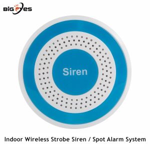 Aksesuarlar PGST 433MHz Strobe Işıklı Kapalı Kablosuz Siren Davet Alma Alarm Sistemi için 110db Kablosuz Boynuz İçin Alarm Alarm Sistemi