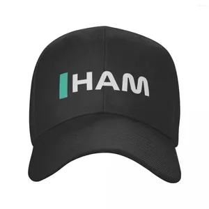 Ball Caps Custom Hamiltons 44 Baseball Cap Men Men Men Women's Регулируемая ветчина