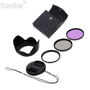 Filtreler Ikacha 49mm 58mm 67mm 55mm UV Filtre 52mm FLD CPL Canon EOS 600D için Nikon D7100 5200 D5300 D3300 için Sony için