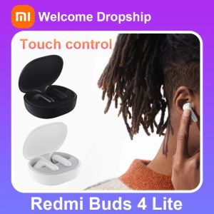 Kulaklıklar Xiaomi Redmi Buds 4 Lite Hafif Şarj Kılıfı Bluetooth Kulaklıklar Küresel Sürüm Ture Kablosuz Kulaklıklar Spor İçin