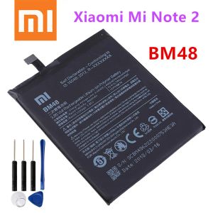Батареи BM48 Xiaomi 100% Оригинальная батарея телефона для Mi Note Battery xiaomi Mi Note 2 Bm48 Батареи Bateria для Note2 + Подарочный инструмент