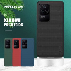 Xiaomi Poco F4 için Kapaklar 5G Kasa Nillkin Süper Buzlu Kalkan Ultrathin Sabit PC Koruması Arka Kapak Kılıfı Xiaomi Poco F4 5G Kılıf